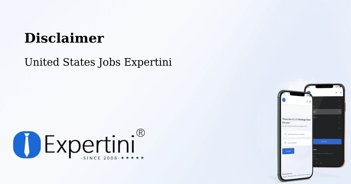 Disclaimer – Houma - United States Jobs Expertini