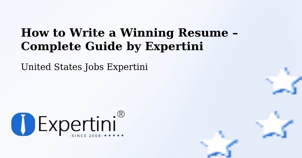 Resume Writing Guide for Job Seekers – Houma - Houma, United States Jobs Expertini
